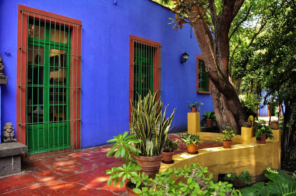 La casa azul de Frida Kahlo.