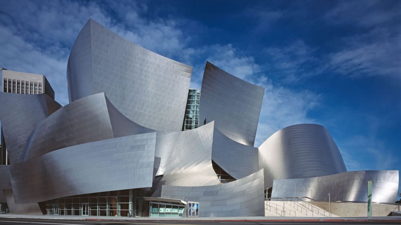 El museo Guggenheim en Bilbao, España, del arquitecto Frank Gehry.
