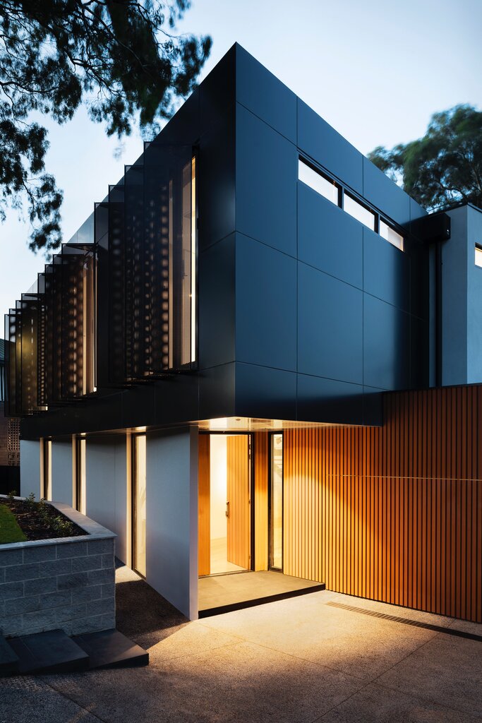 Diseño de fachadas de casas moderna minimalista