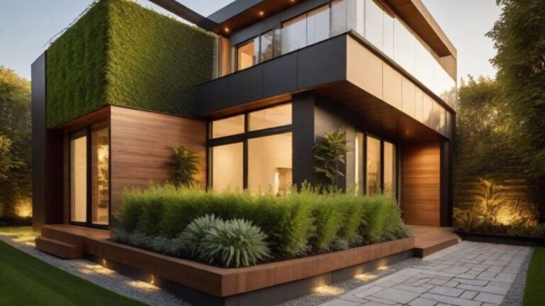 Muros verdes para casas modernas.